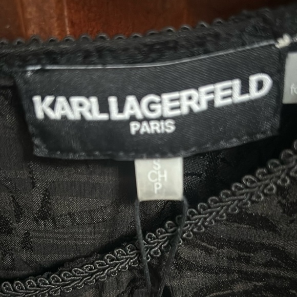 Karl Lagerfeld Paris Black Tunic NWT - Picture 5 of 9